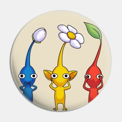 Three Wise Pikmin Pin Official Pikmin Merch