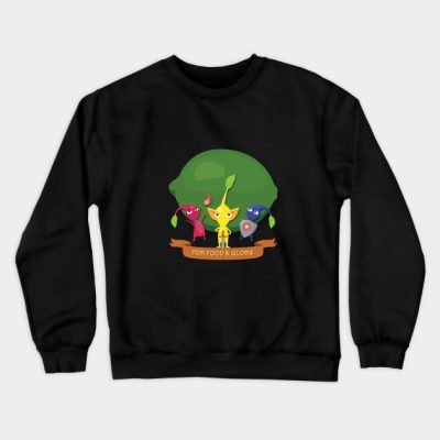 For Food And Glory Crewneck Sweatshirt Official Pikmin Merch