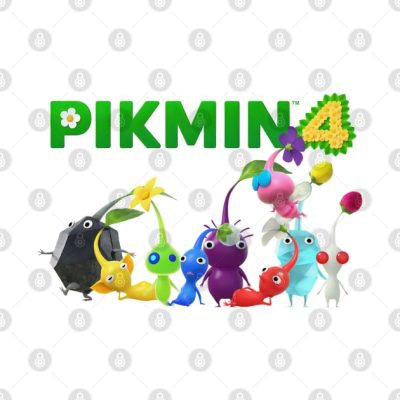 Pikmin 4 Throw Pillow Official Pikmin Merch