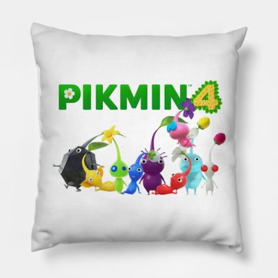 Pikmin 4 Throw Pillow Official Pikmin Merch