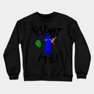 Fight Me Blue Pikmin Crewneck Sweatshirt Official Pikmin Merch