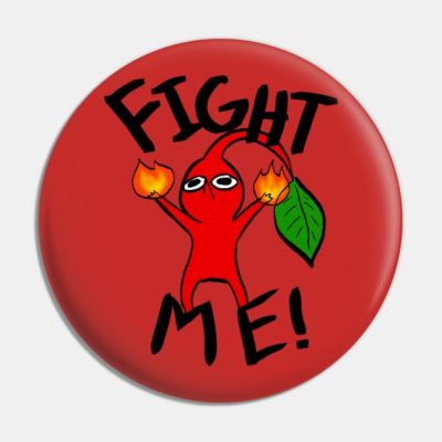 Fight Me Red Pikmin Pin Official Pikmin Merch