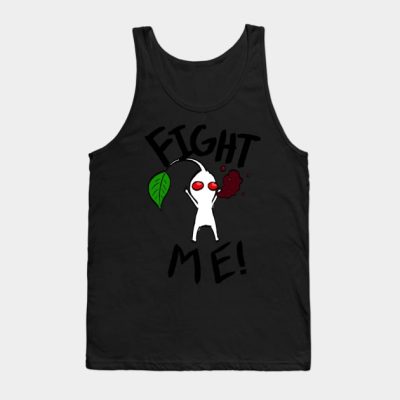 Fight Me White Pikmin Tank Top Official Pikmin Merch