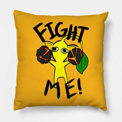 Fight Me Yellow Pikmin Throw Pillow Official Pikmin Merch