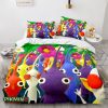 PIKMIN Bedding Set Single Twin Full Queen King Size Pikmin 2 Bed Set Aldult Kid Bedroom 11 - Pikmin Store