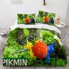 PIKMIN Bedding Set Single Twin Full Queen King Size Pikmin 2 Bed Set Aldult Kid Bedroom 2 - Pikmin Store