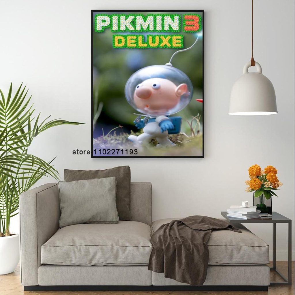 Pikmin 3 Deluxe Decoration Art 24x36 Poster Wall Art Personalized Gift Modern Family bedroom Decor Canvas 13 - Pikmin Store