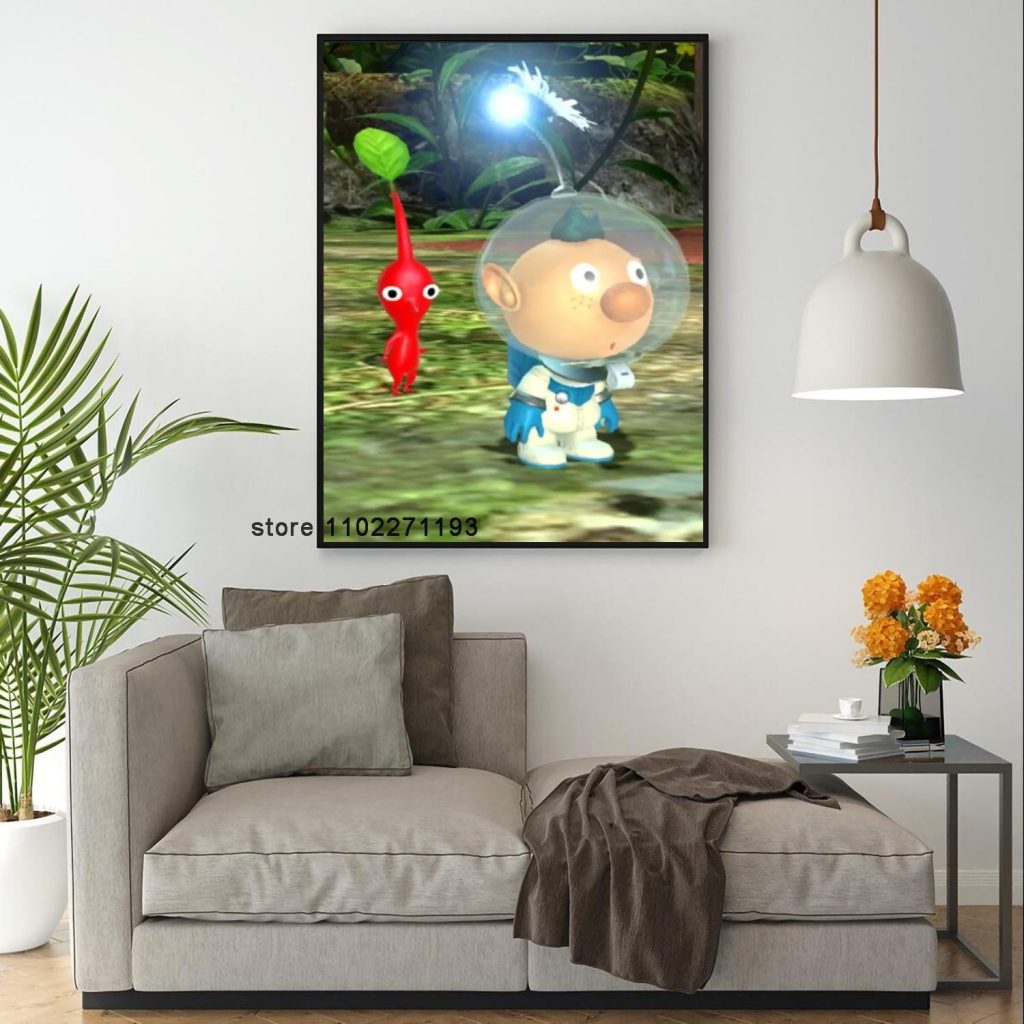 Pikmin 3 Deluxe Decoration Art 24x36 Poster Wall Art Personalized Gift Modern Family bedroom Decor Canvas 18 - Pikmin Store
