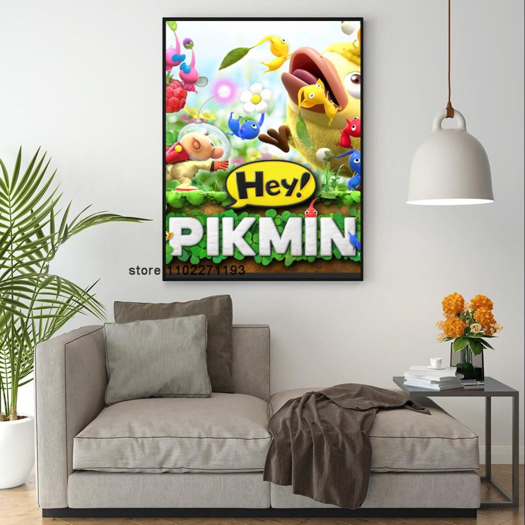 Pikmin 3 Deluxe Decoration Art 24x36 Poster Wall Art Personalized Gift Modern Family bedroom Decor Canvas 5 - Pikmin Store