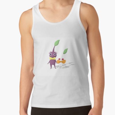 Purple And White Pikmin Bowties Tank Top Official Pikmin Merch