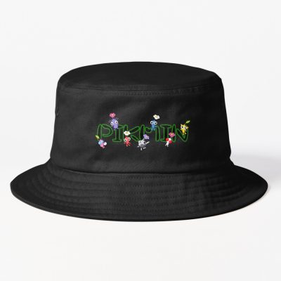 Pikmin Family Fun (On Grey) Bucket Hat Official Pikmin Merch