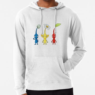 Blue, Yellow And Red Pikmin  Set Hoodie Official Pikmin Merch