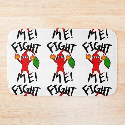 Fight Me! (Red Pikmin) Bath Mat Official Pikmin Merch