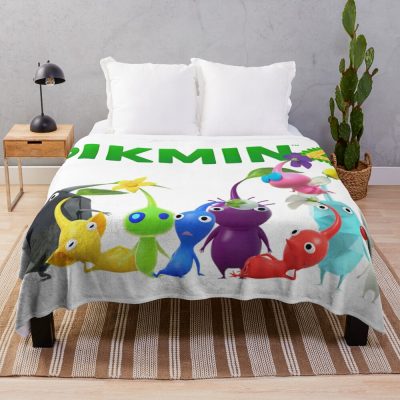 Pikmin 4 Throw Blanket Official Pikmin Merch