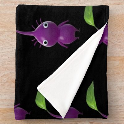 Purple Pikmin Throw Blanket Official Pikmin Merch