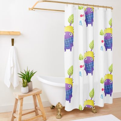 Pikmin 4 Christmas Shower Curtain Official Pikmin Merch