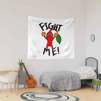 Fight Me! (Red Pikmin) Tapestry Official Pikmin Merch