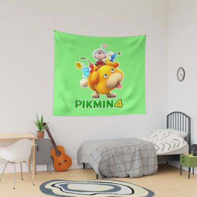 Pikmin, Pikmin 4, Rescue Pup Oatchi, Pikmin 2023, Logo Tapestry Official Pikmin Merch