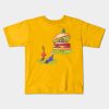 Pikmin Worshiping The Burger Pikmin Kids T-Shirt Official Cow Anime Merch