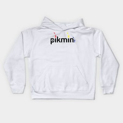 Pikmin Typography Kids Hoodie Official Cow Anime Merch