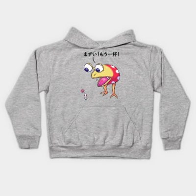 Red Bulborb Eating White Pikmin Kids Hoodie Official Cow Anime Merch