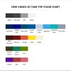 tank top color chart - Pikmin Store