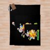 Pikmin, Pikmin 4, Rescue Pup Oatchi, Pikmin 2023, Balck Throw Blanket Official Cow Anime Merch