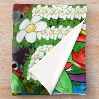 Pikmin - Crowded Olimar Throw Blanket Official Cow Anime Merch