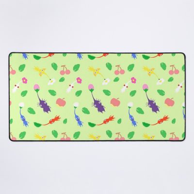 Cute Pikmin Pattern Blue Mouse Pad Official Cow Anime Merch