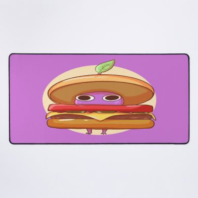 Purple Burger Pikmin Mouse Pad Official Cow Anime Merch