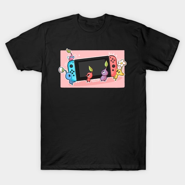 Pikmin Carrying Video Game T-Shirt